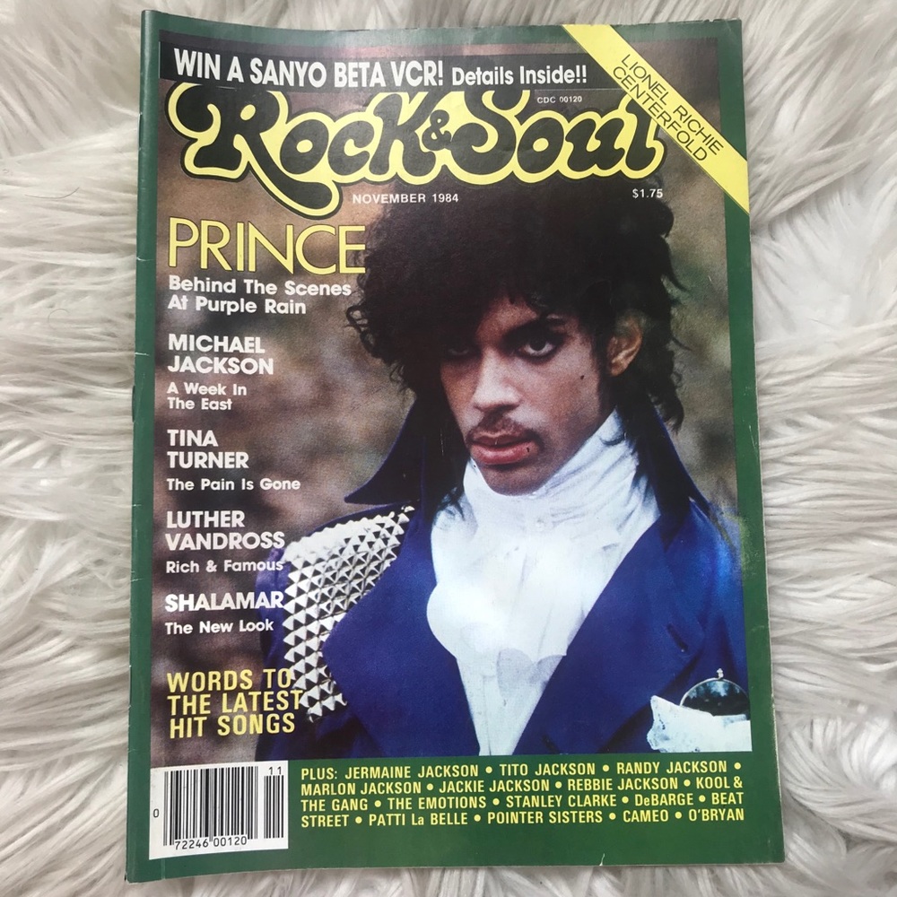 Rock & Soul November 1984 Vintage Prince Magazine